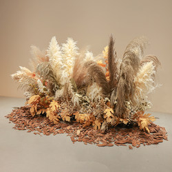 Simulated Reed Landscaping Combination Indoor Shopping Mall Window Decoration Display Bionic Plant Reed Ornaments