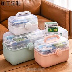 Medical Standard Large Medicine Box, Children's Regular Medicine Box, Storage Box, Emergency Medicine Box, Baby Medicine Box, Car-Mounted Medical Kit
