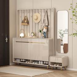[Free Shipping for Hong Kong] Light Luxury Shoe Cabinet, Home Door Hanger, Integrated Wall-Mounted Entrance Cabinet, Sofa Partition Cabinet, New