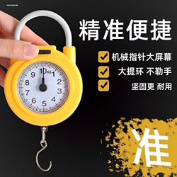 Spring Scale, High-Precision Portable Scale, Smart and Convenient Electronic Scale, Small Portable Scale with Small Hook, Mini Spring Scale