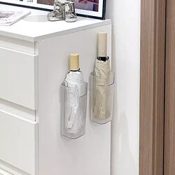 Umbrella Storage Box, Multifunctional Home and Car Storage, Straw Storage Rack, No-Drill Wall-Mounted Storage Rack