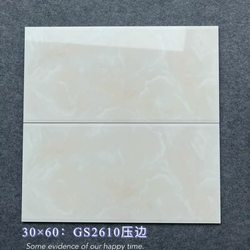 Light Beige Tiles 300X600 Living Room Tiles Kitchen 40X80 Bathroom Toilet Double Pressed Edge Wall Tiles