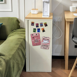 Metal Storage Cabinet for Home Use, Dopamine Storage Cabinet, Multi-Layer Floor-Standing Macaron Children's Snack Cabinet, Living Room Bedroom Cabinet