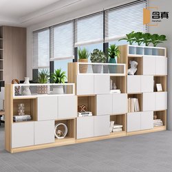 Office Partition Cabinet File Cabinet Combination Simple Screen Bookshelf Storage Rack Wall Flower Trough Cabinet Display Cabinet Floor-Standing