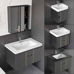 Bathroom cabinet washbasin cabinet combination bathroom washbasin small apartment integrated bathroom washbasin washbasin storage