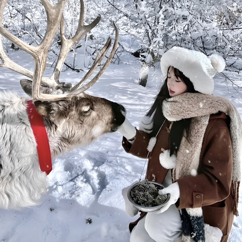 【全国出发】哈尔滨漠河旅游北极村鄂温克驯鹿纯玩0自费8人团5天