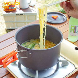 Outdoor portable picnic set pot cassette stove teapot camping picnic cooker travel pot portable set camping