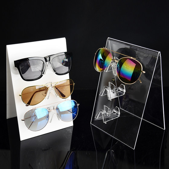 
Glasses rack display rack high-end acrylic glasses counter display props sunglasses shelves household storage