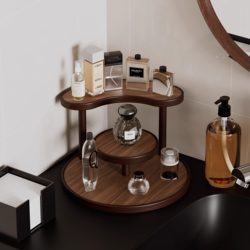 Bathroom Desktop Storage Rack Organizer Vanity Skincare Product Shelf Multi-Layer Lipstick Perfume Cosmetics Storage