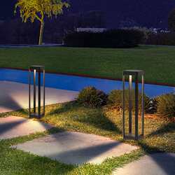 Outdoor lights, waterproof lawn lights, grass lamps, modern simple villas, courtyard lights, garden landscape park solar lights