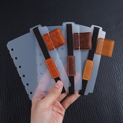 M5A8/A7/A6/A5 Multifunctional Binder with Pen Holder, Divider Pages, Strap, Planner Divider Board, Loose-Leaf Notebook Accessories, Pp Board