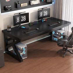 Solid Wood Computer Desk Desktop Student Desk Bedroom Home Gaming Desk Large Board Desk Double Workstation Office Desk