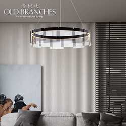 Old branch post-modern minimalist living room lamp designer minimalist bedroom study model room exhibition hall glass chandelier