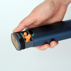 Portable Pill Box for Seven Days a Week, Small and Large Capacity, Light-Proof Compartments, Men's Food-Grade Weekly Travel