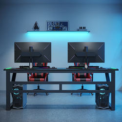 Extremely fast computer desktop table and chair l combination set Internet cafe hotel game home bedroom couple large double electric