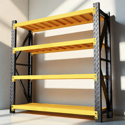 Storage Shelves, Warehouse Racks, Commercial Cargo Racks for Express Delivery and Supermarkets, Household Storage Racks, Heavy-Duty Iron Shelves
