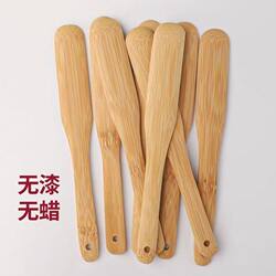 Tools for Making Dumplings, Wontons, and Buns: Filling Spatula, Filling Scoop, Bamboo Carbonized Filling Mixing Spoon, Unpainted and Unwaxed