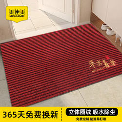 Entrance Door Mat, Door Mat for Entry, 2025 New Model, Household Foot Mat, Carpet, Red, Outdoor Non-Slip Mat for Outside the Door