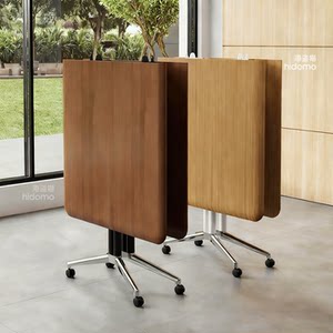 
Folding conference table long strip training table movable splicing desk multi-function telescopic training institution desk