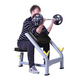Gym commercial biceps stool trainer pastor chair biceps stool training board pastor stool arm support