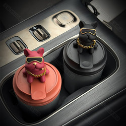 Car Ashtray with Lid to Prevent Ash from Flying, Suitable for Bmw, Audi, Mercedes-Benz, Tesla, Volkswagen, In-Car Smoking Gadget