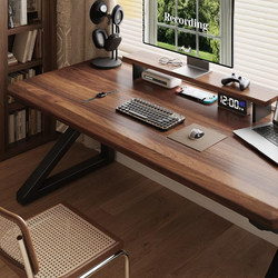 Solid Wood Computer Desk Desktop Home Bedroom Desk Study Table Double Desk Workbench Large Table Gaming Table