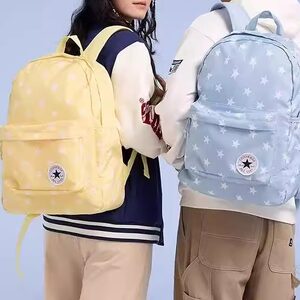 
Converse Converse Student Backpack New solid color school bag Teen multi-functional backpack