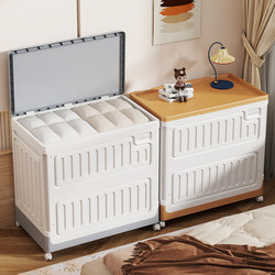 Storage Basket Clothes Storage Box 2025 New Model Large Capacity Extra-Large Clothing Organizer Box with Lid Foldable Storage Box