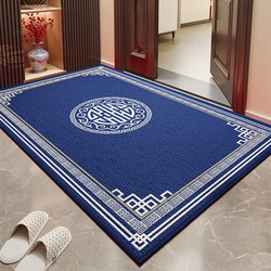 New Chinese-Style Blue Entrance Door Mat, High-End 2025 New Model, Non-Slip Entrance Carpet, Foot Mat, Door Mat, Special for Use