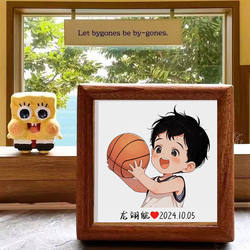 Baby Fetal Hair Umbilical Cord Keepsake DIY Self-Made Collection Photo Frame Newborn Baby Fetal Hair Preservation Picture Frame