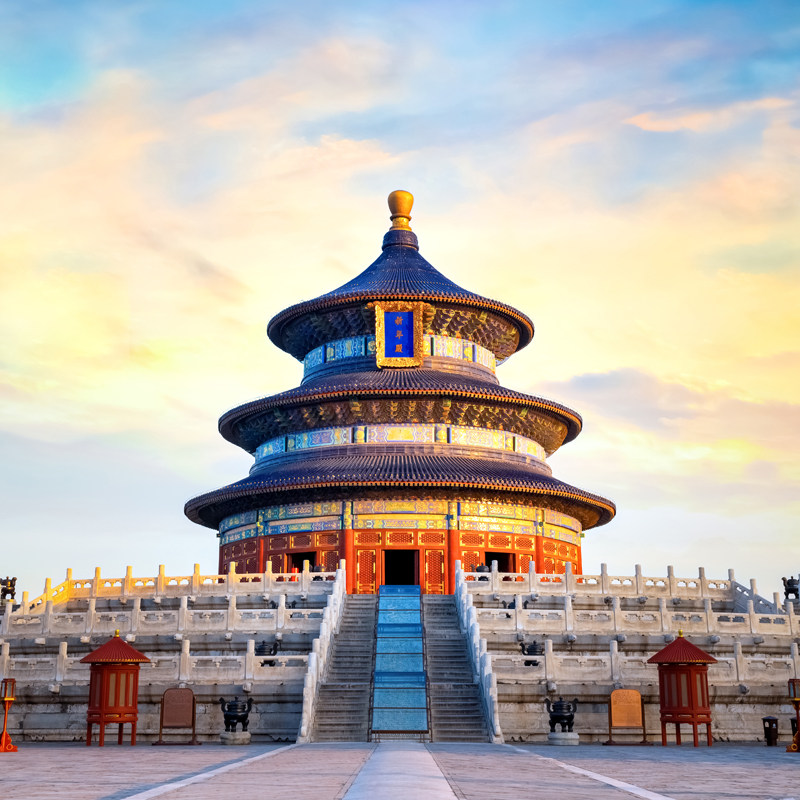 北京跟团游天安门广场升旗故宫八达岭长城北京环球影城天坛6天5晚