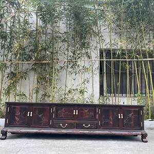 Laos Siamese rosewood and Cochin rosewood TV cabinets Carved mahogany audio-visual cabinets and floor cabinets Rosewood residential furniture