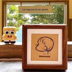 Baby Fetal Hair Photo Frame Newborn Baby Hair Collection and Preservation Souvenir Self-Made DIY Creative Storage Tj