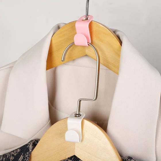 衣架连接挂钩衣柜用空0325 2舍间神器家用宿可叠加挂衣专钩多层收