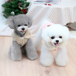 Pet clothing Teddy puppy clothes Japanese and Korean small cotton jackets small and medium-sized dog Pomeranian supplies Japanese and Korean style design