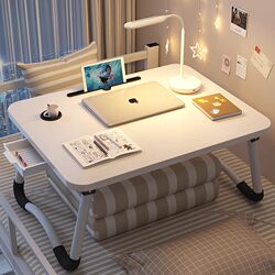Foldable Bed Table, Laptop Table, Desk, Simple Home Bay Window Reading Table, Student Dormitory Upper Bunk Table, Bedside Office Writing Desk, Multifunctional Children's Study Desk, School Desk