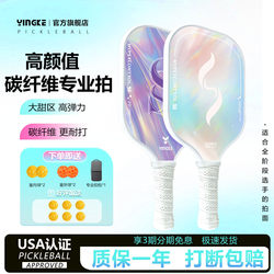 Pickleball Paddle Carbon Fiber Glass Fiber Paddle Pickleball Paddle Complete Set Professional Competition Grade