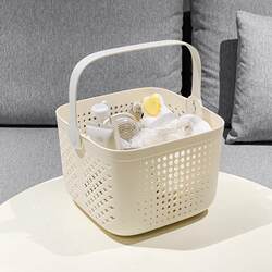 Vegetable basket hand storage basket shopping basket cute large capacity bathroom bath blue bath blue bath basket picnic basket
