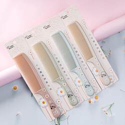 Comb Little Daisy Portable Long Hair Comb for Women Anti-Static Women's Special Long Hair Hairdressing Comb Fine Teeth Dense Teeth