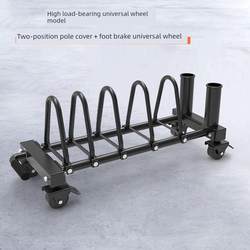 Barbell Plate Storage Weightlifting Dumbbell Plate Backpack for Storing Squat and Deadlift Plates, Freely Extendable Storage Rack