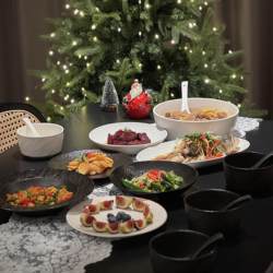 Light Luxury High-End Tableware Set for Home Use, Bowls and Plates, 2026 New Model, Frosted Rice Bowls, Ceramic Plates, Underglaze Color Bowls and Dishes