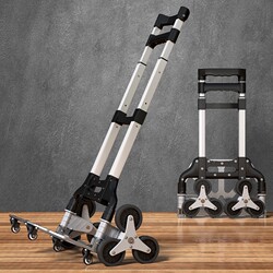 German Stair-Climbing Handcart, Small Trolley, Luggage Cart, Portable Household Shopping Cart, Foldable Grocery Cart