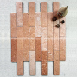 Retro Old Strip Imitation Clay Brick Mottled Gradient Red Brick B&B Coffee Shop Courtyard Decoration Kitchen Bathroom