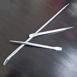 Round Carbon Steel Tire Lever Pry Bar, Tire Removal Tool, Chrome-Plated Small Pry Bar