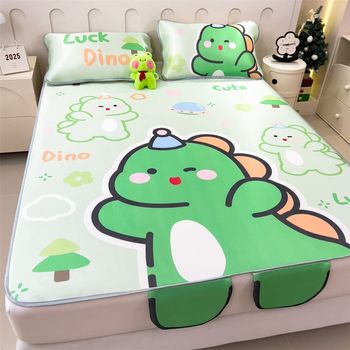 
Summer 2025 new style ice silk mat A-grade maternal and infant grade summer K machine ice skin cool feeling soft air-conditioned mat sheets