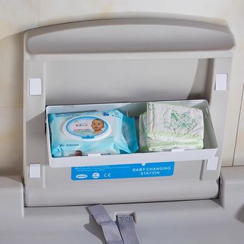
Mother and baby room multi-functional nursing table m third bathroom baby diaper changing children's wall-mounted foldable bathroom seat