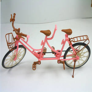 
Children's doll accessories: double-seater bicycle, double-seater bicycle, toy car play house 75g