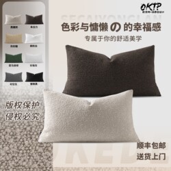 Luxury Hotel Oversized Throw Pillow Cushion for Living Room Sofa Office Pillowcase Cushion High-End Headboard Bed Backrest