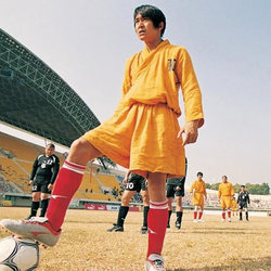 Stephen Chow's Shaolin Soccer Style Sweatshirt for Men, Autumn Sports No. 10 Jersey Training Clothes, Loose Hooded Jacket