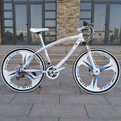 Jiean Ultra-Light Carbon Fiber Bicycle Frame Type Mountain Bike Adult Men's and Women's Commuter Bike Shock-Absorbing Racing Speed-Changing Bike